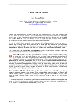 15 Ways to Save Energy