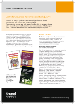 Centre for Advanced Powertrain and Fuels (CAPF)