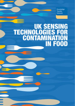uk sensing technologies for contamination in food
