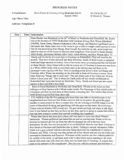 progress notes - DocumentCloud