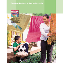 Consumer Products in Asia and Oceania
