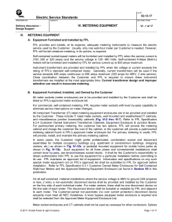 Electric Service Standards