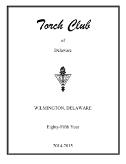 Delaware Torch Club - International Association of Torch Clubs