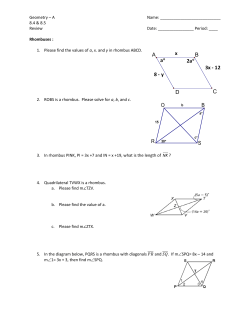 8 - y 3x - 12 2a&deg; a&deg; x C A B D