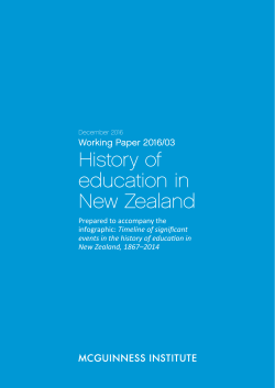 History of education in New Zealand