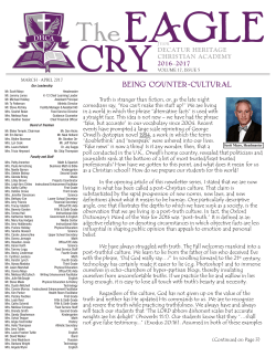 March-April 2017 - Decatur Heritage Christian Academy