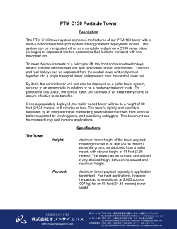 PTM C130 Portable Tower