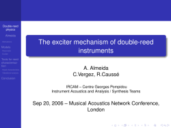 The exciter mechanism of double