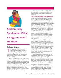Shaken Baby Syndrome