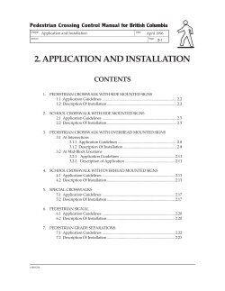 2. application and installation - Ministry of Transportation and