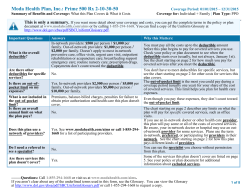 Moda Health Plan, Inc.: Prime 500 Rx 2-10-30-50