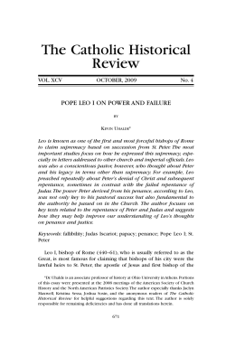 The Catholic Historical Review