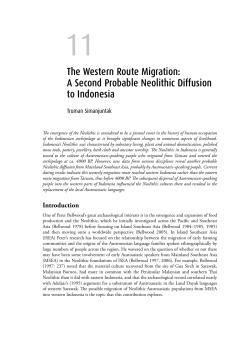Contextualising the Neolithic Occupation of Southern Vietnam