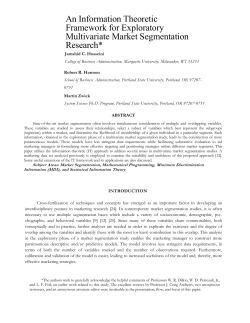 An Information Theoretic Framework for Exploratory Multivariate