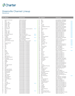 CHA_Channel Lineup_Greenville_Numerical.indd