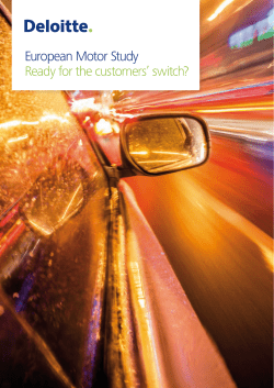 European Motor Study Ready for the customers` switch?