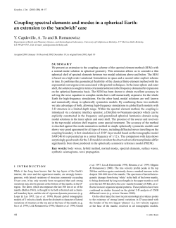 Coupling spectral elements and modes in a spherical Earth: an