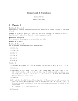 Solutions - Lake Forest College