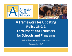 A Framework for Updating Policy 25