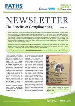 The Benefits of Complimenting