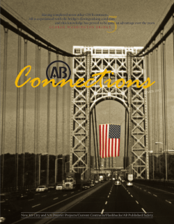 Having completed seven other GWB contracts, AB is experienced