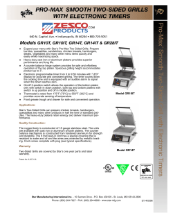 Star GR10B Pro-Max - Panini Sandwich Grill Press - Pro