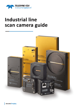 Industrial line scan camera guide