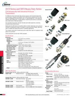 31CS Series and 32CS Heavy Duty Series
