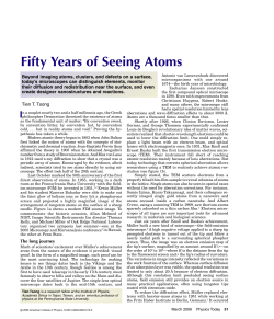 Fifty Years of Seeing Atoms