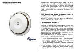 PSR04 Smart Color Button - Catalog of Certified Z