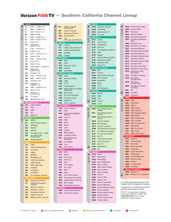 Southern California Channel Lineup