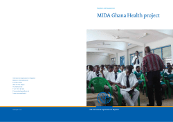 MIDA Ghana Health project - International Organization for Migration