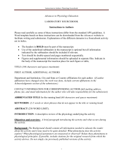 Sourcebook Instructions to Authors
