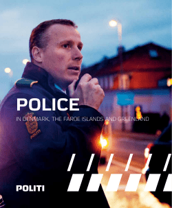 police in Denmark, the Faroe Islands and Greenland