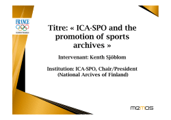 Brief History of ICA-SPO