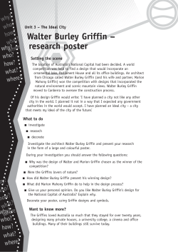 Unit 3 - National Capital Authority Education Portal