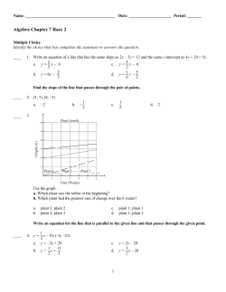 Multiple Choice Race Practice