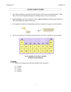 Chemical Bonding/Chemical Reactions