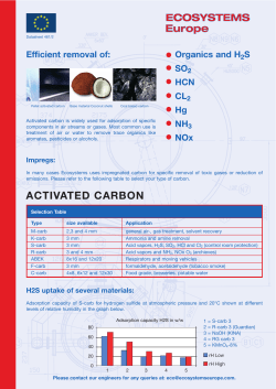SO2 &bull; HCN &bull; CL2 &bull; Hg &bull; NH3 &bull; NOx