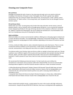 Cleaning your Composite Fence