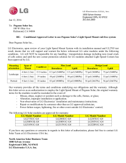 LG Solar - Pegasus Solar