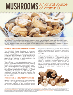 Mushrooms: A Natural Source of