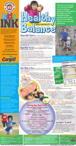 Healthy Balance: You Can Do It!