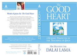 The Good Heart: A Buddhist Perspective on the Teachings of Jesus