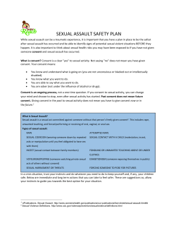 sexual assault safety plan
