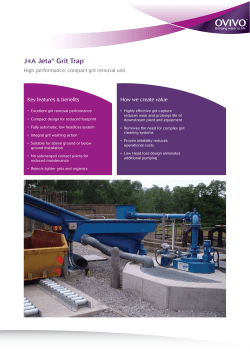 J+A Jeta&reg; Grit Trap