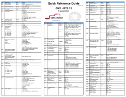 RT3 Quick Reference Guide