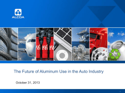 The Future of Aluminum Use in the Auto Industry