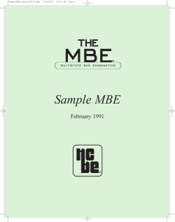 Sample MBE