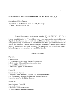 m-Isometric Transformations of Hilbert Space, I